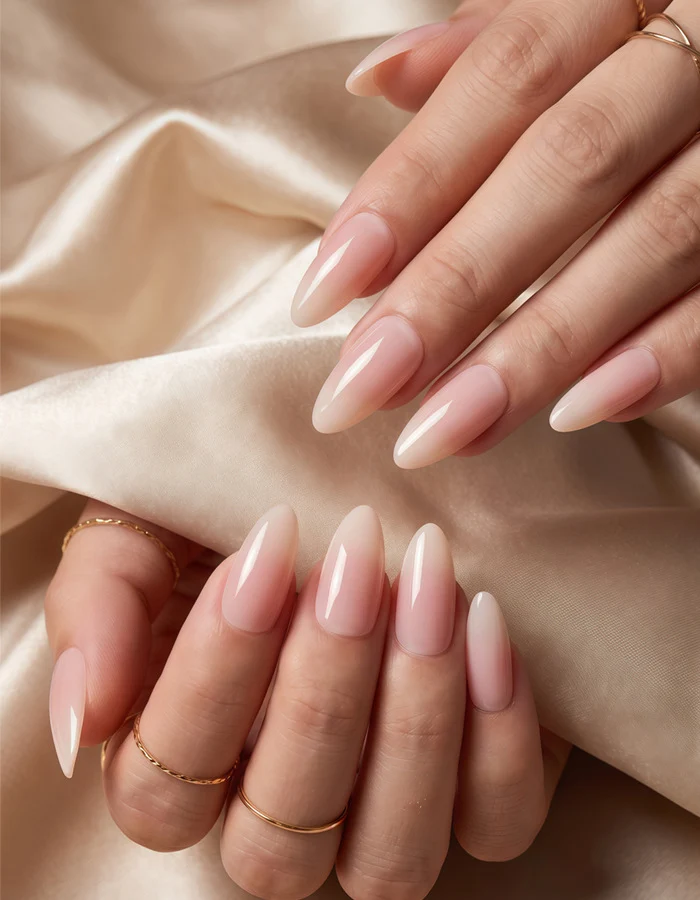 Ombre Stiletto Press-On Nägel Karnz