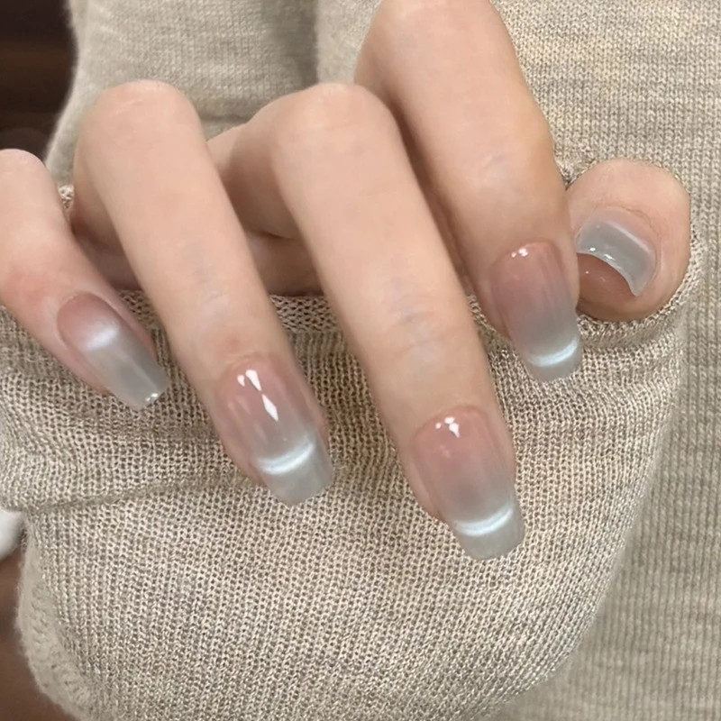 Ombre Gel Press-On Nagel-Wickel Karnz