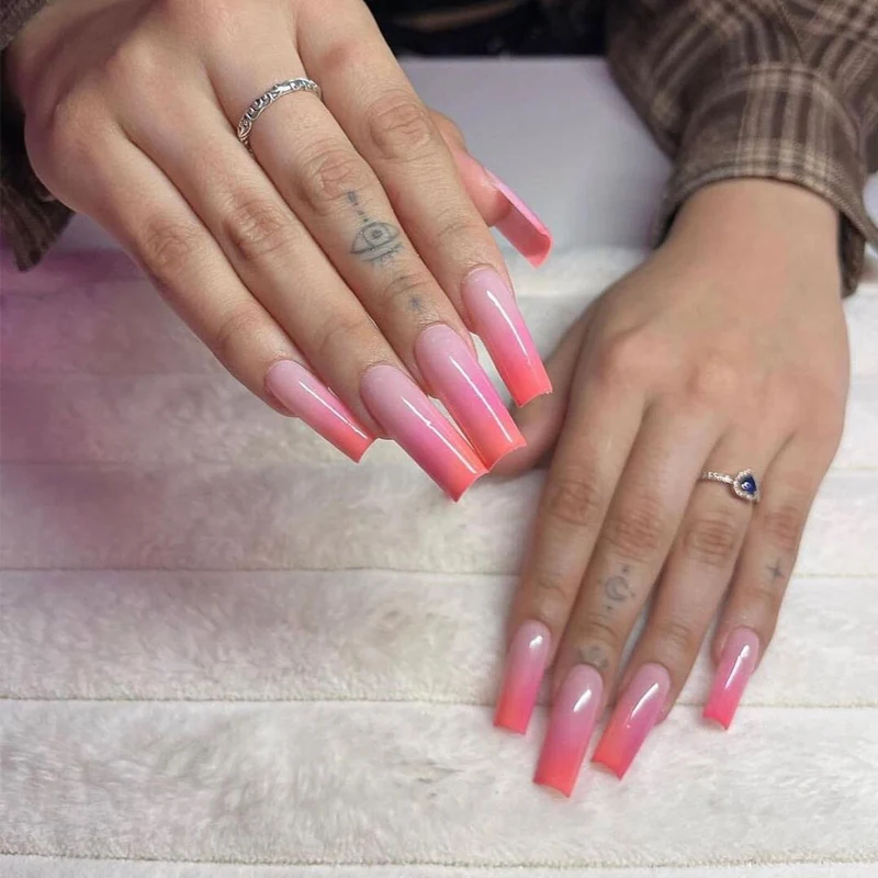 Ombre Acryl Press-On Nagel Set Karnz
