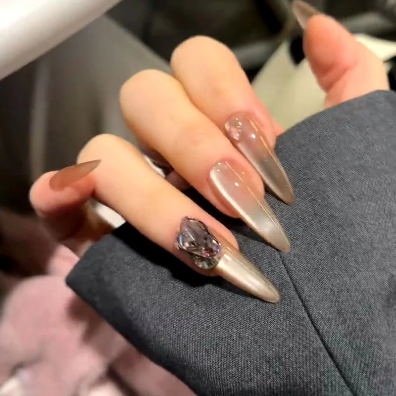 Luxus Stiletto Nagelspitzen Karnz
