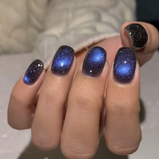 Iridescent Glitter Gel Nagelspitzen Karnz