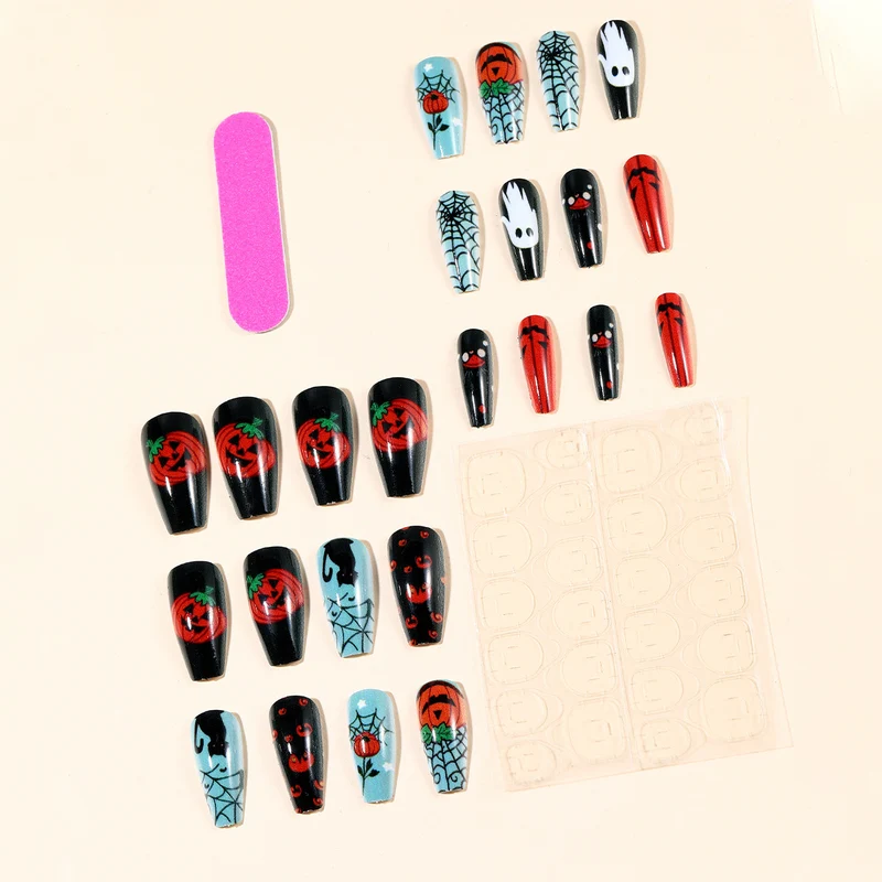 Halloween-Themen Nagelkunst Extensions Karnz