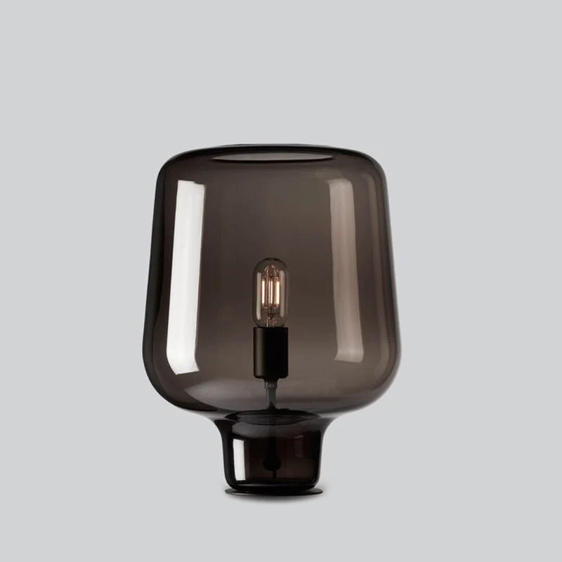 Stilvolle Künstlerische Glas Tischlampe