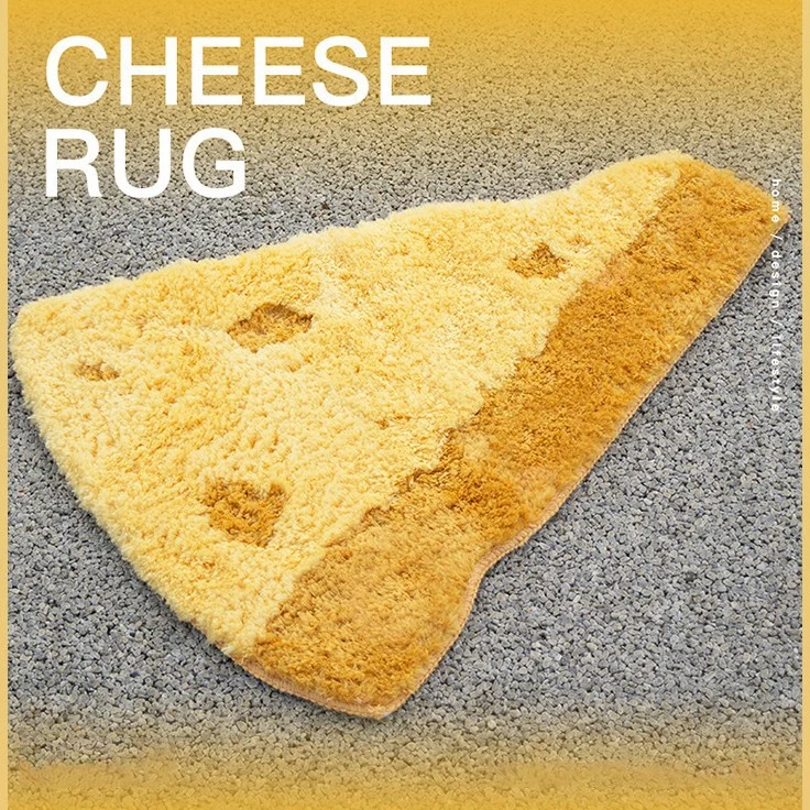 Dekorative Käseförmige Teppich