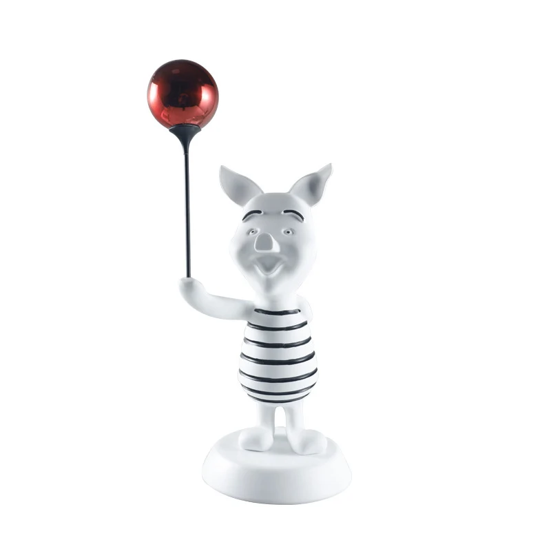 Launische dekorative Schweinfigur
