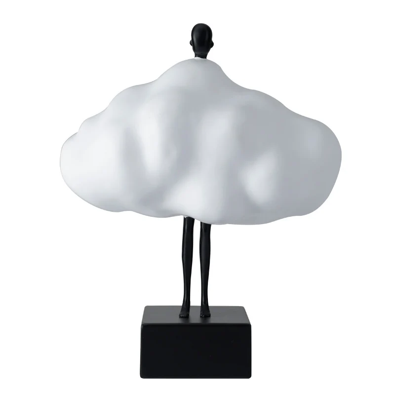 Künstlerische figürliche Wolken Skulptur