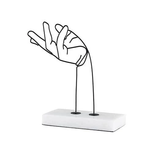 Abstrakte Handgesten-Skulptur
