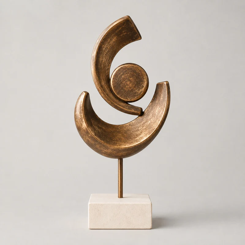 Abstrakte dekorative Tischskulptur