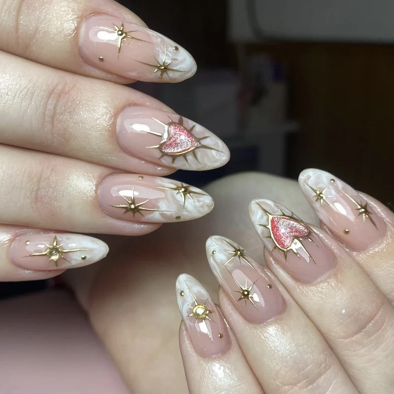 Dekorative Stiletto Nagelkunst Verlängerungen Karnz 1789713453