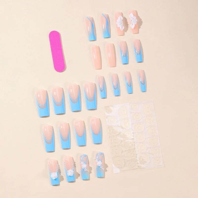 Dekorative 3D Nagelkunst Karnz