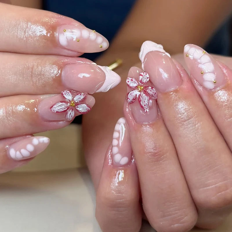 Künstlerisches Blumennagelkunstset Karnz