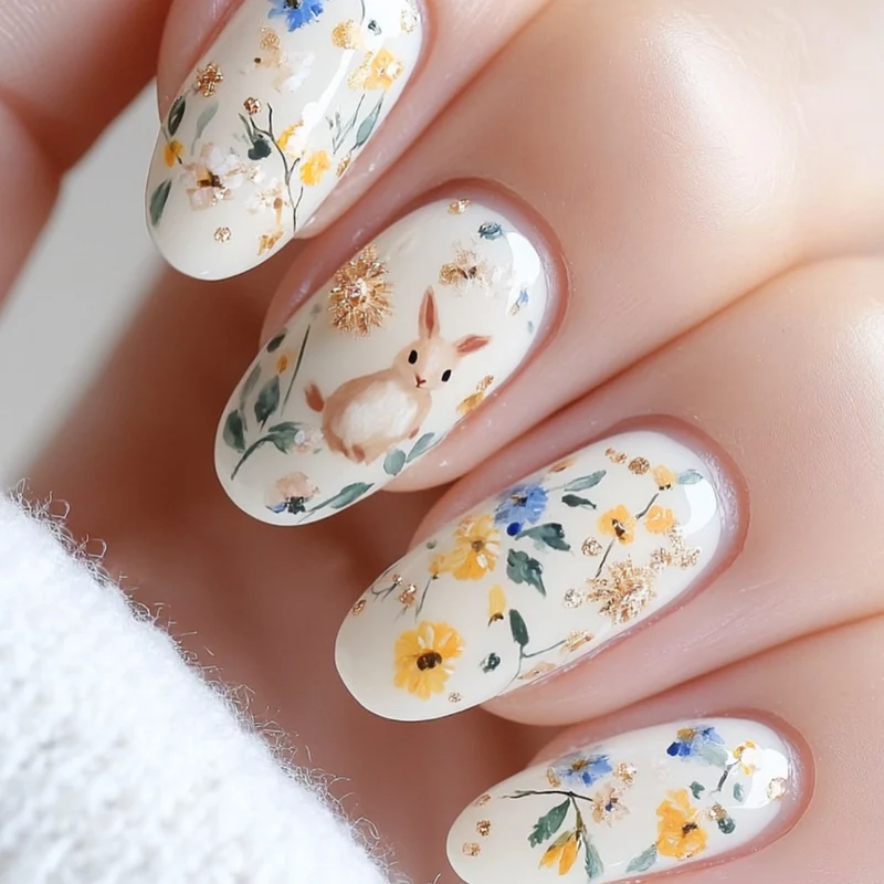Künstlerische Florale 3D Nagelkunst Bowling Verlängerungen Karnz