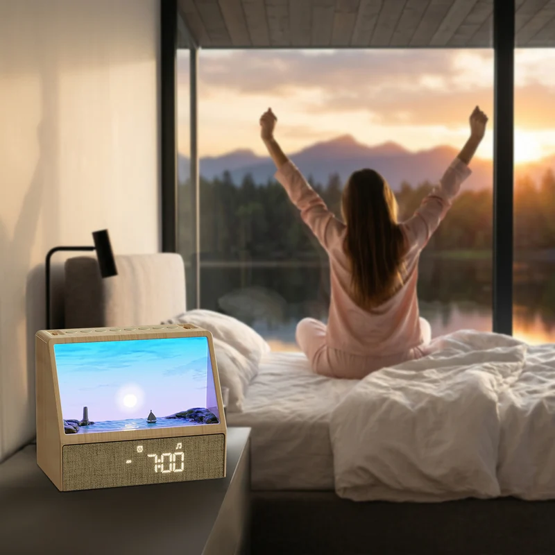 Intelligentes Sonnenaufgang-Wecklicht mit Bluetooth