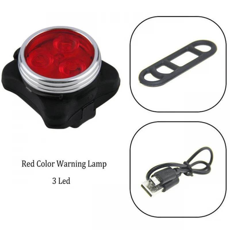 Fahrrad-Lichtset, COB-Rücklicht, USB-aufladbar