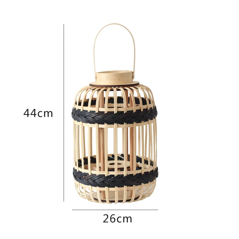 Dekorative Rattan-Laterne Karnz