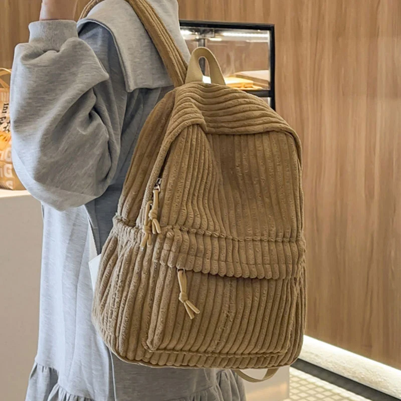 Rucksack Aus Weichem Cord Karnz