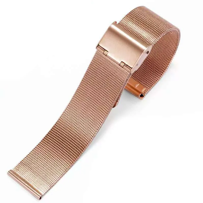 Schwarzes Luxusarmband für Ultradünn Smartwatch