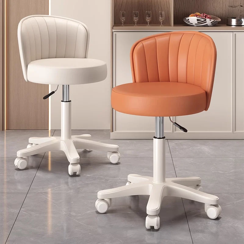 Barhocker mit Schale und hoher Rückenlehne