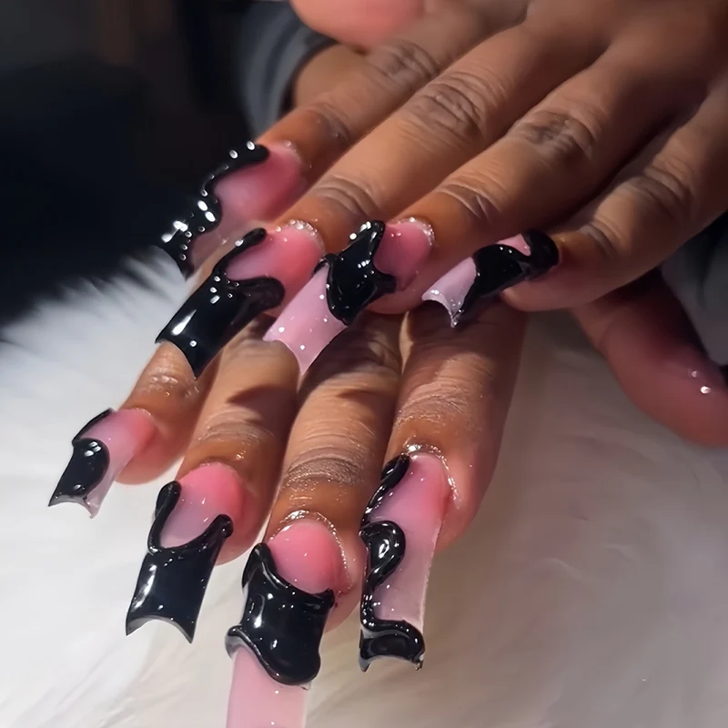 Skulptierte Acryl-Nagelkunstverlängerungen Karnz