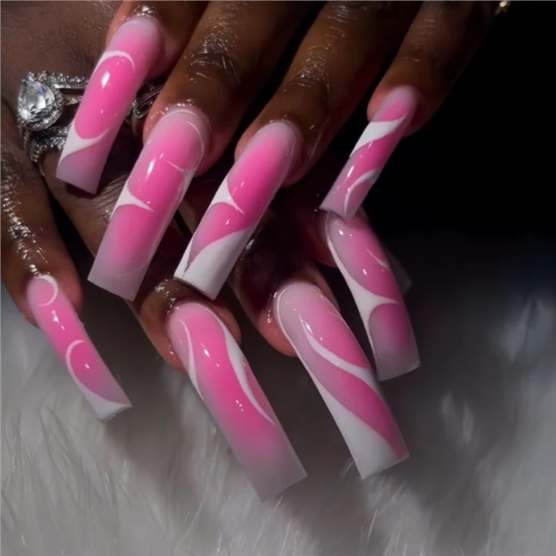 Künstlerisches Ombre Nagelset Karnz