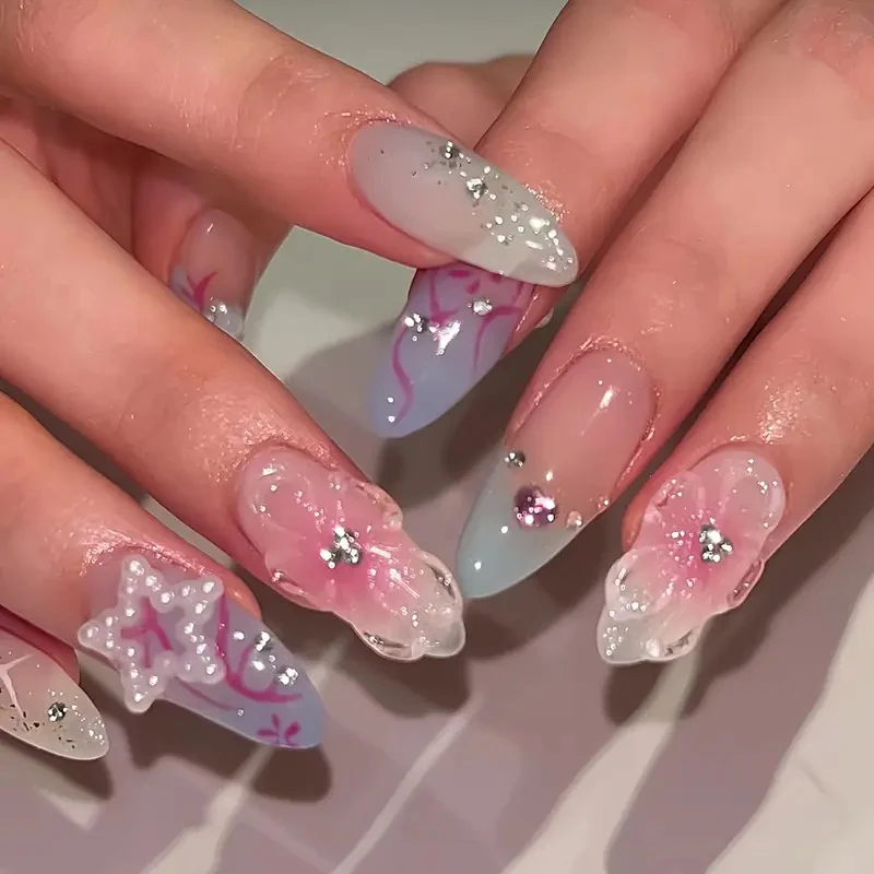 Künstlerische Gel Nagelverlängerungen Karnz