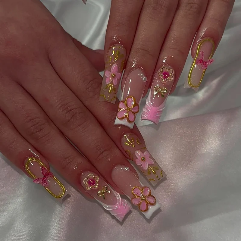 Dekoratives Künstliches Nagelset Karnz