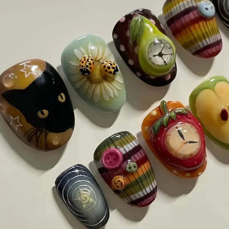 Artistisches Thema Nagelkunstkollektion Karnz