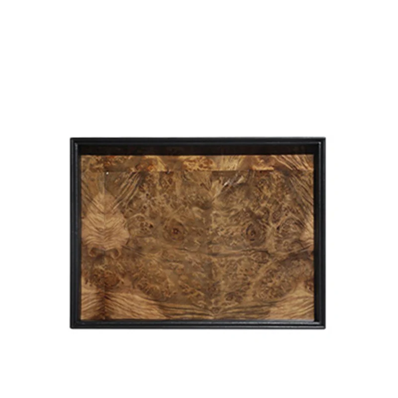 Rustikale Holz Dekorative Servierplatte