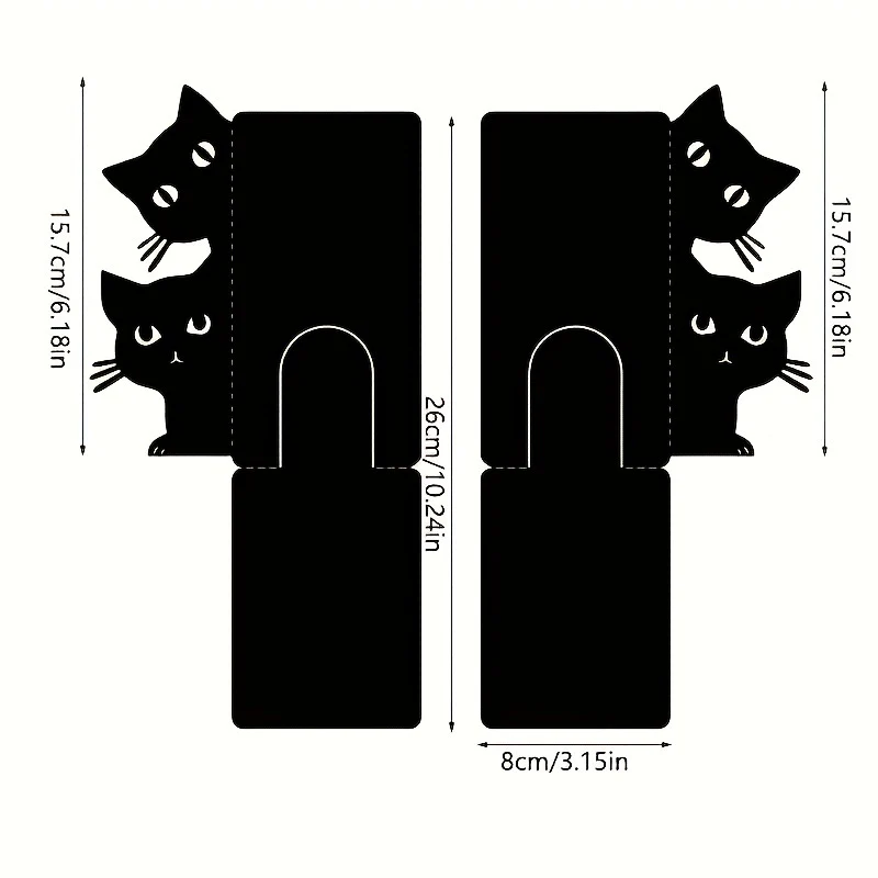 Katzen-Themen Dekorative Buchstützen