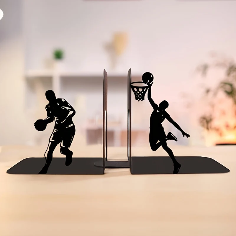 Basketball-Themen Metall Buchstützen