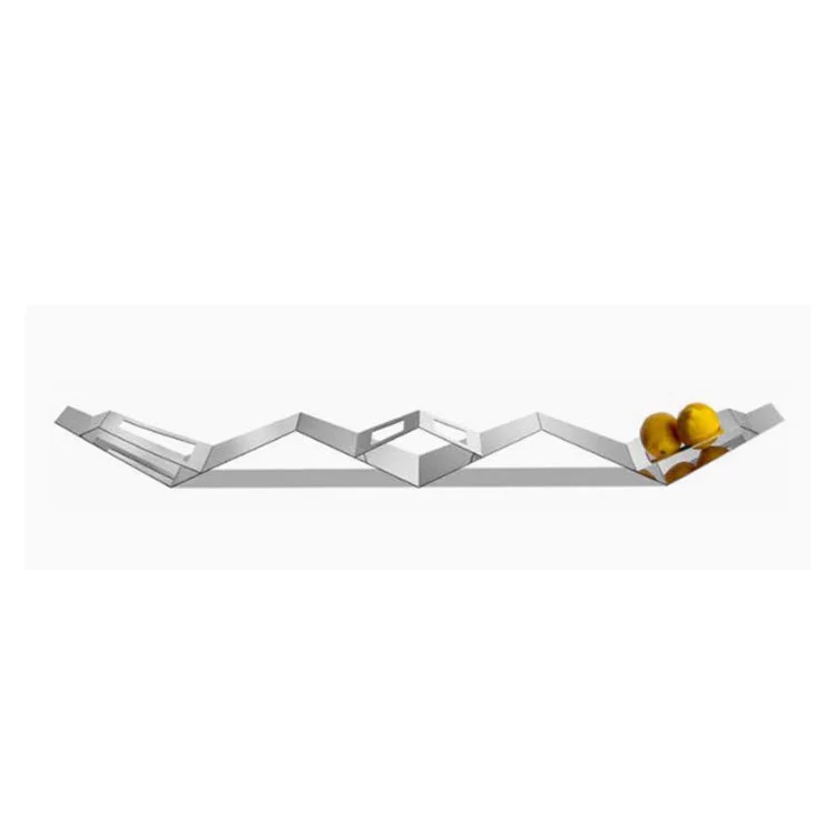 Moderne geometrische dekorative Obstschale