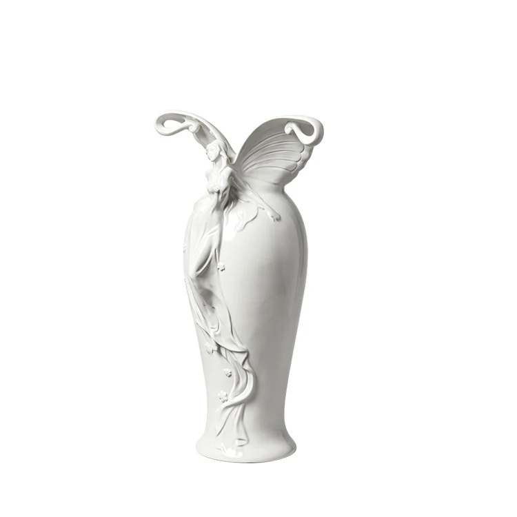 Elegante Schmetterling-förmige dekorative Vase