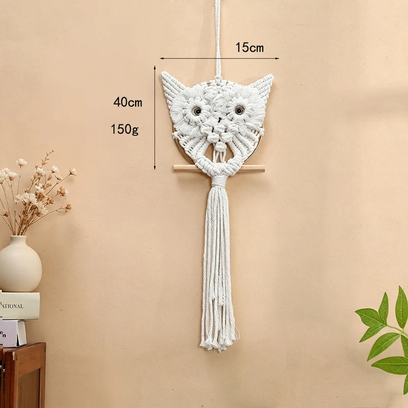 Macrame Wandbehang Karnz