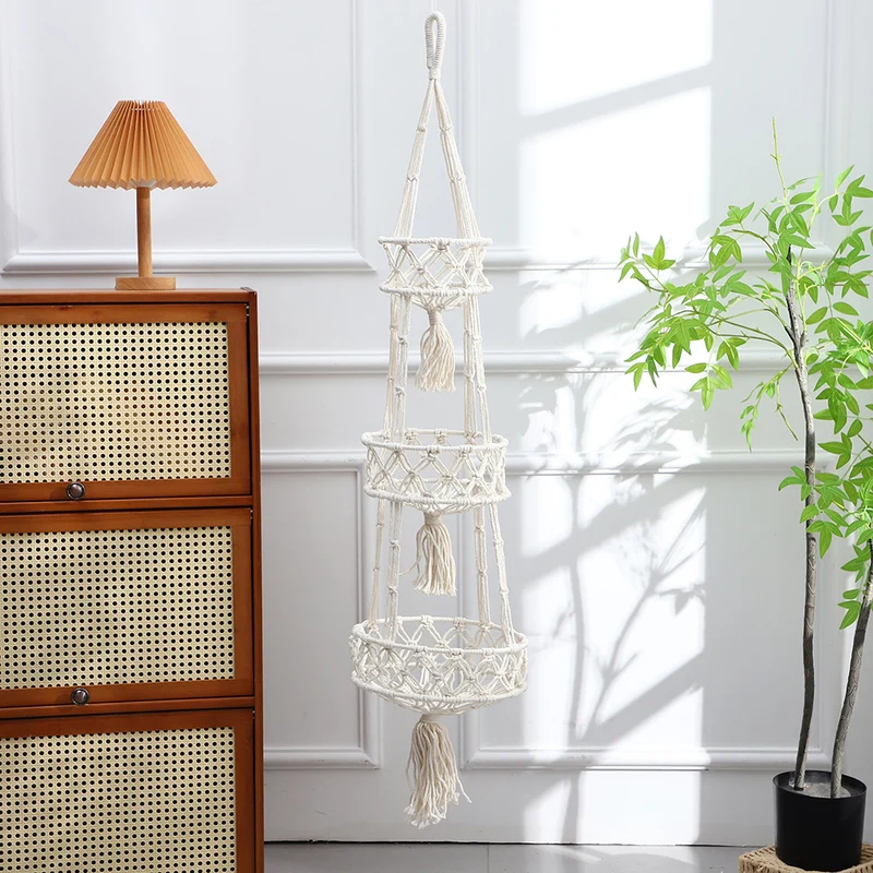 Macrame Pflanzenständer Karnz