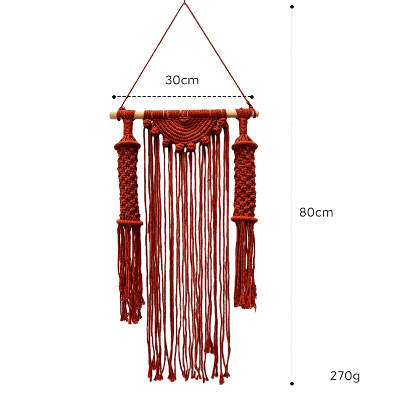 Macrame Wandbehang Karnz