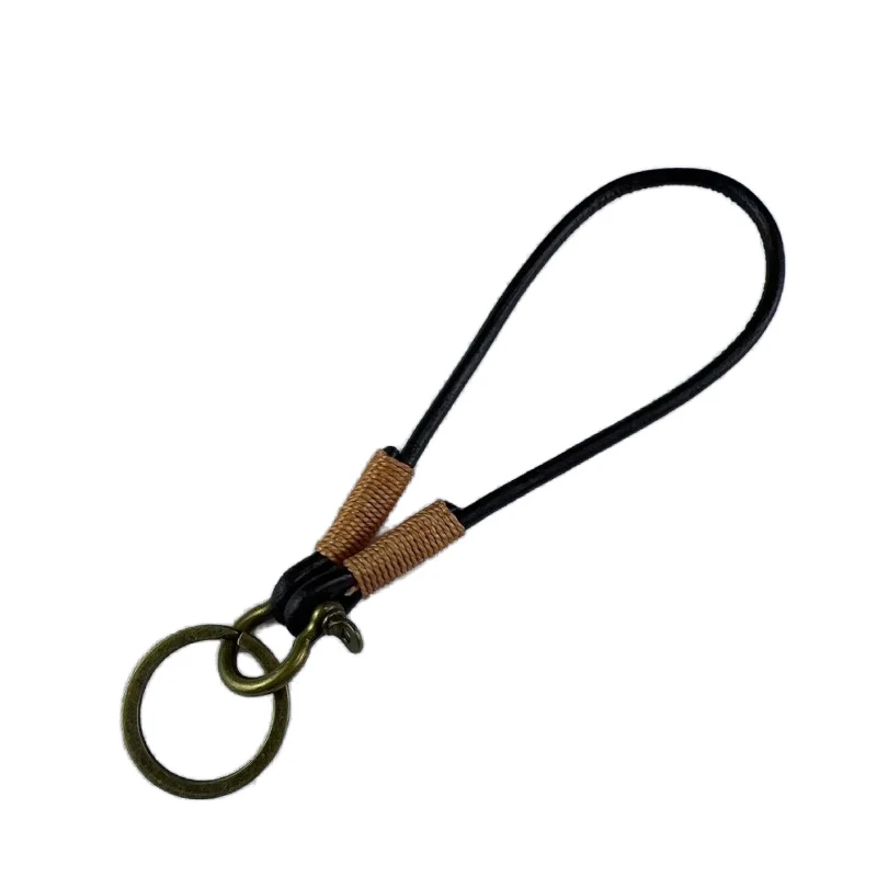 Haltbarer Leder-Schlüsselanhänger Halter Karnz
