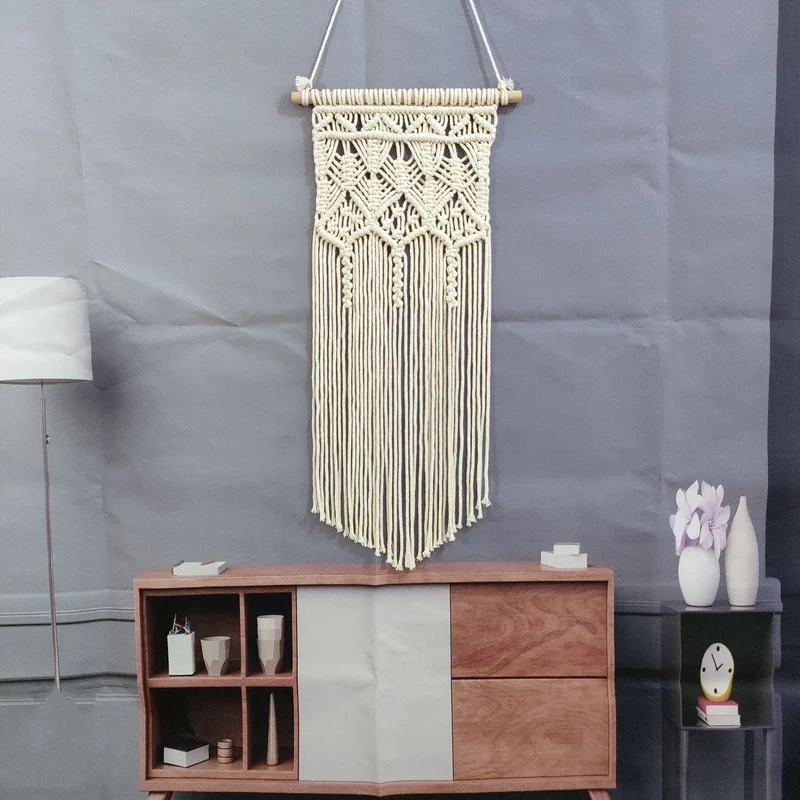 Bohemian Makramee Wandteppich Karnz
