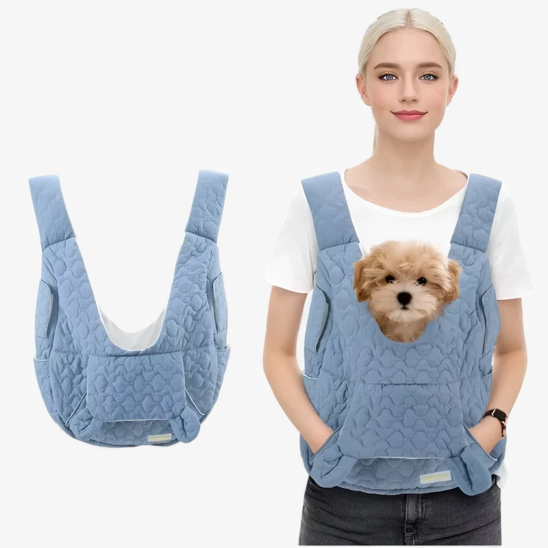 Karnz | Pawrello Haustier Tragetasche bis 10 kg | Wetterfest & Komfortabel | Für Katzen & Kleine Hunde | Mit Ergonomischen Trägern