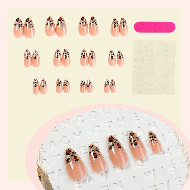 Kreatives Nagelkunst-Set mit Leopardenmuster Karnz