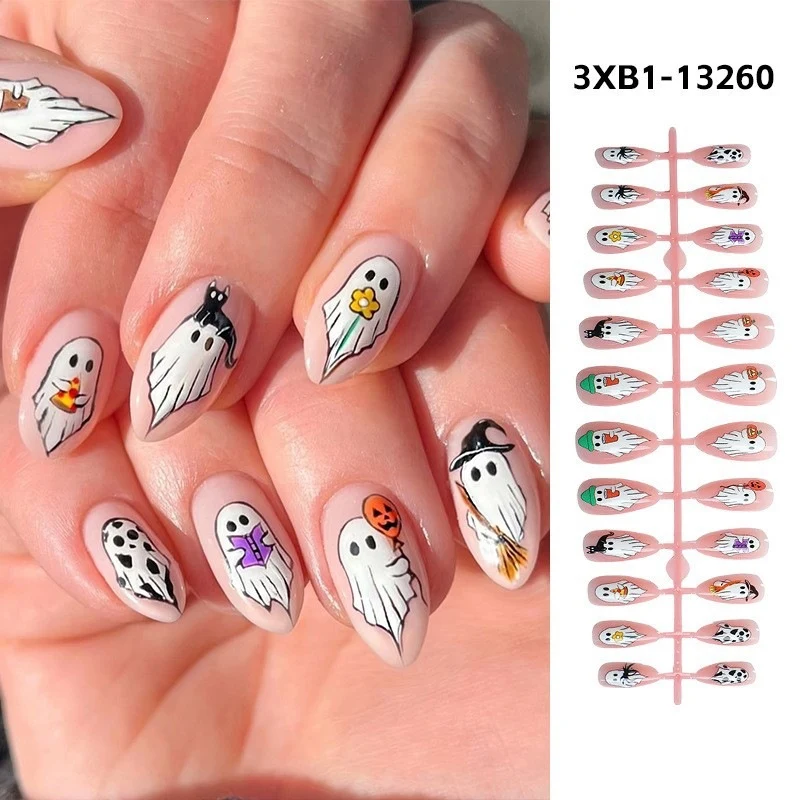 Kreatives Halloween Kunstnagelset Karnz