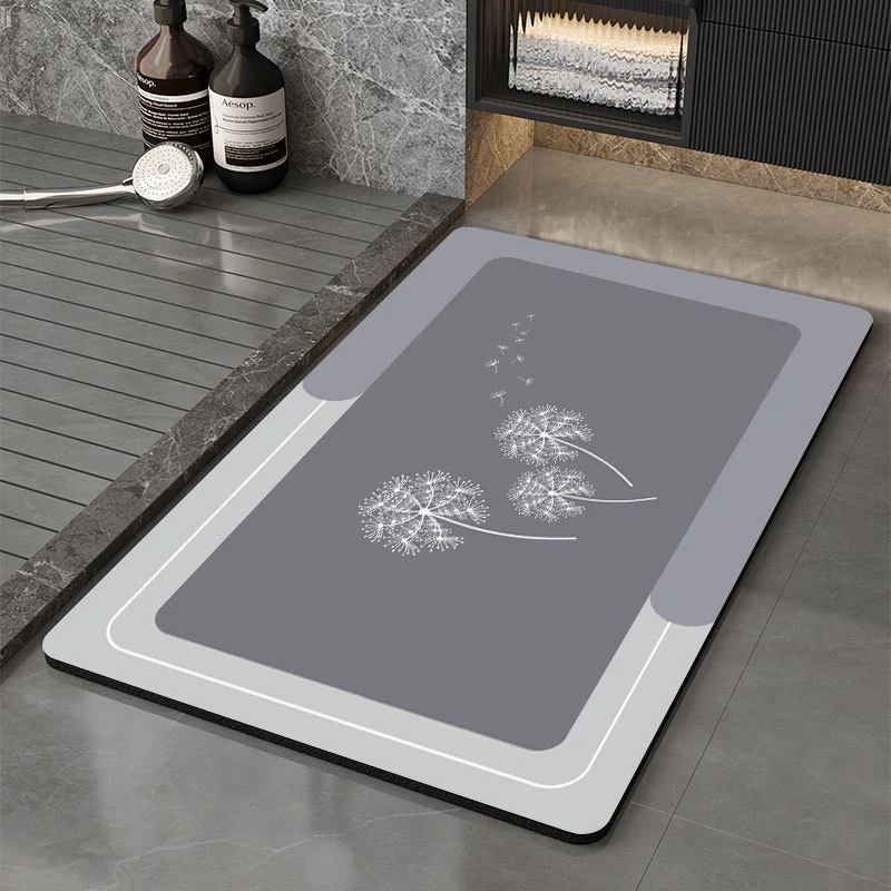 Memory Foam Badmatte mit Blumenmuster