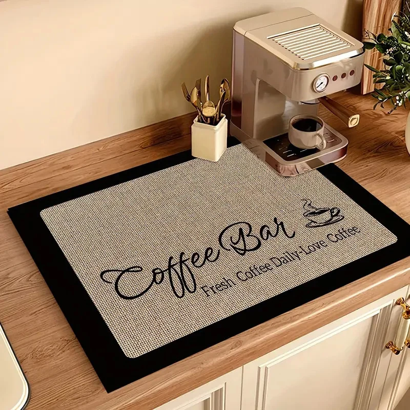 Kaffee-Themen Küche Anti-Ermüdungsmatte