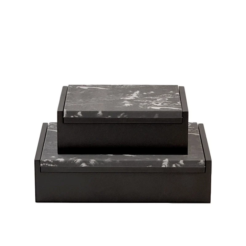 Stylisches Marmor Dekorations-Aufbewahrungsbox-Set