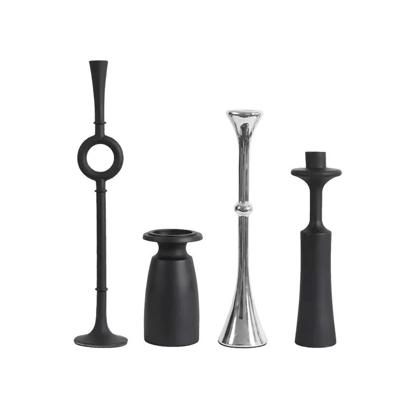 Künstlerisches Kerzenhalter-Set