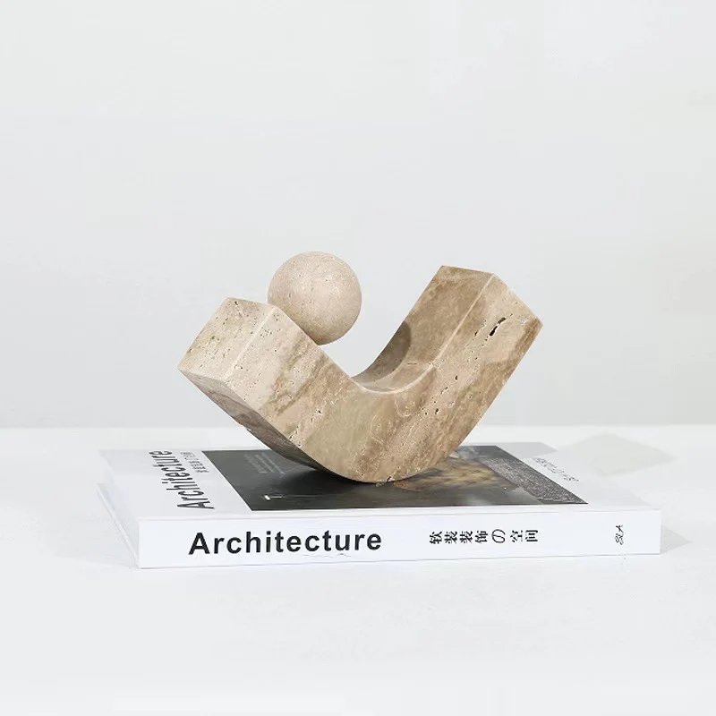 Abstrakte Beton Regenbogen Skulptur