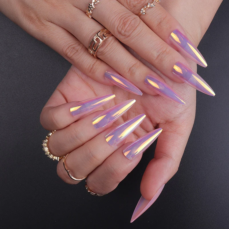 Premium Stiletto Press-On Nail Extensions Karnz
