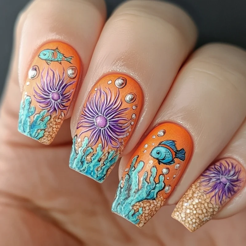 Kunstvolle Garten Nagelkunst Karnz