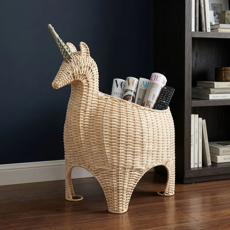 Verspielter Aufbewahrungskorb in Einhornform Karnz