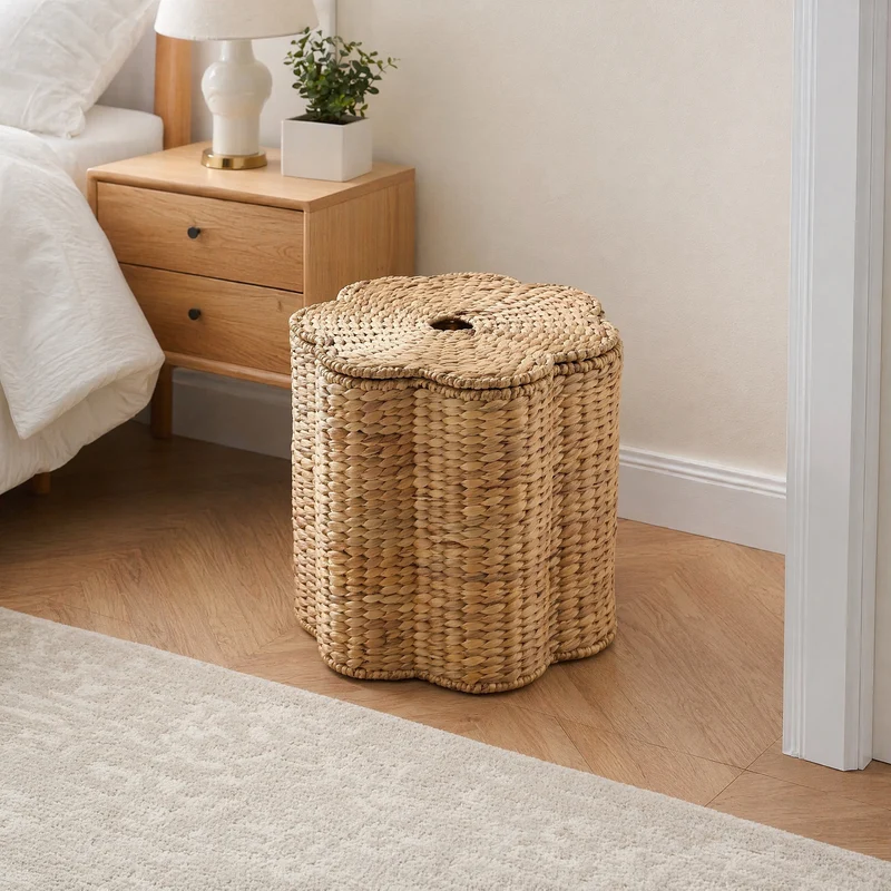 Stuhl aus geflochtenem Naturmaterial Karnz