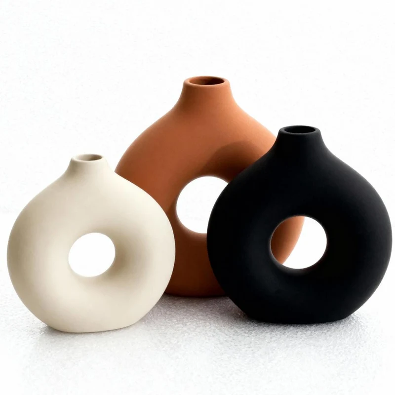 Zeitgenössische keramische dekorative Vase